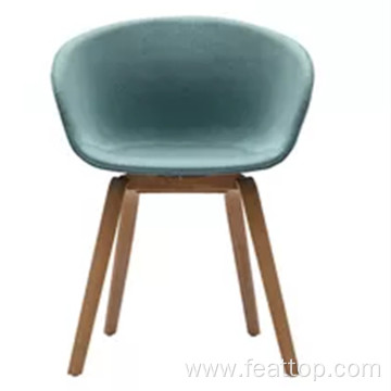 High End Comfortable Dark Green Dining Room Chair